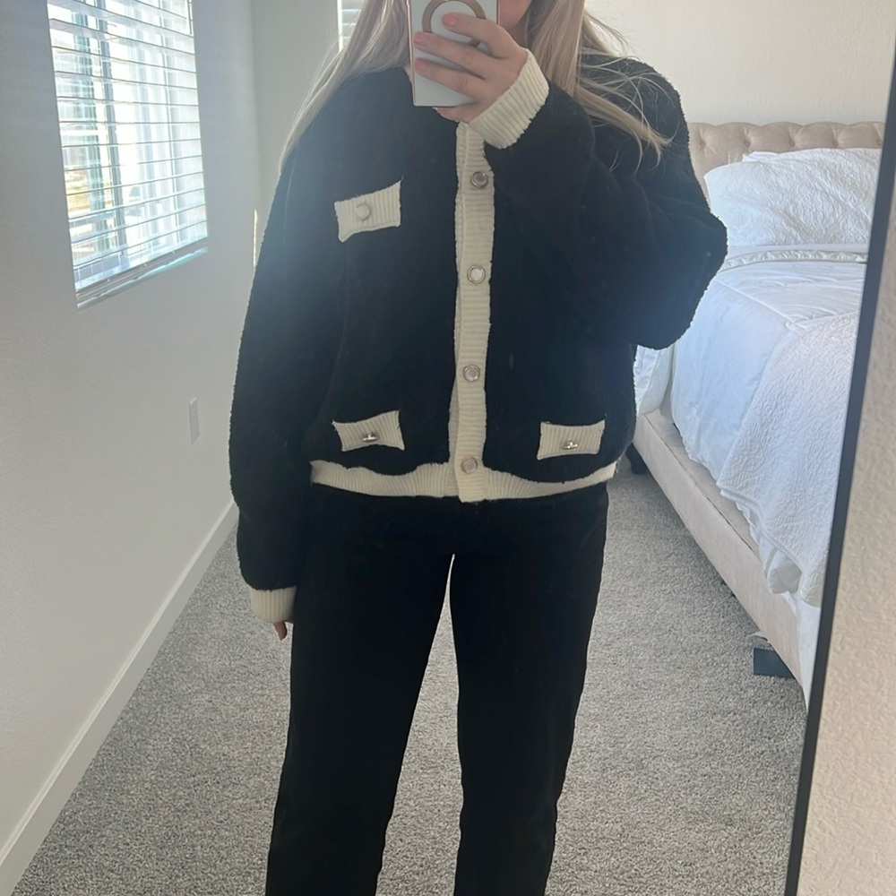 Emilie black cardigan